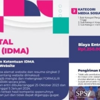 Thumbnail for "Pendaftaran IDMA 2024 Telah Dibuka!  Segera siapkan dan submit website dan media sosial terbaik Anda!   Info lebih lanjut terkait IDMA 2024 dapat menghubungi Agusnia Ayu (0812 1015 5281)."